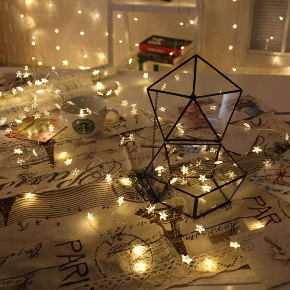 SOLLED LED Waterproof Star Shaped Copper Wire String Light Night Light for Christmas Wedding Decoration
SOLLED LED Waterproof Star Shaped Copper Wire String Light Night Light for Christmas Wedding Decoration