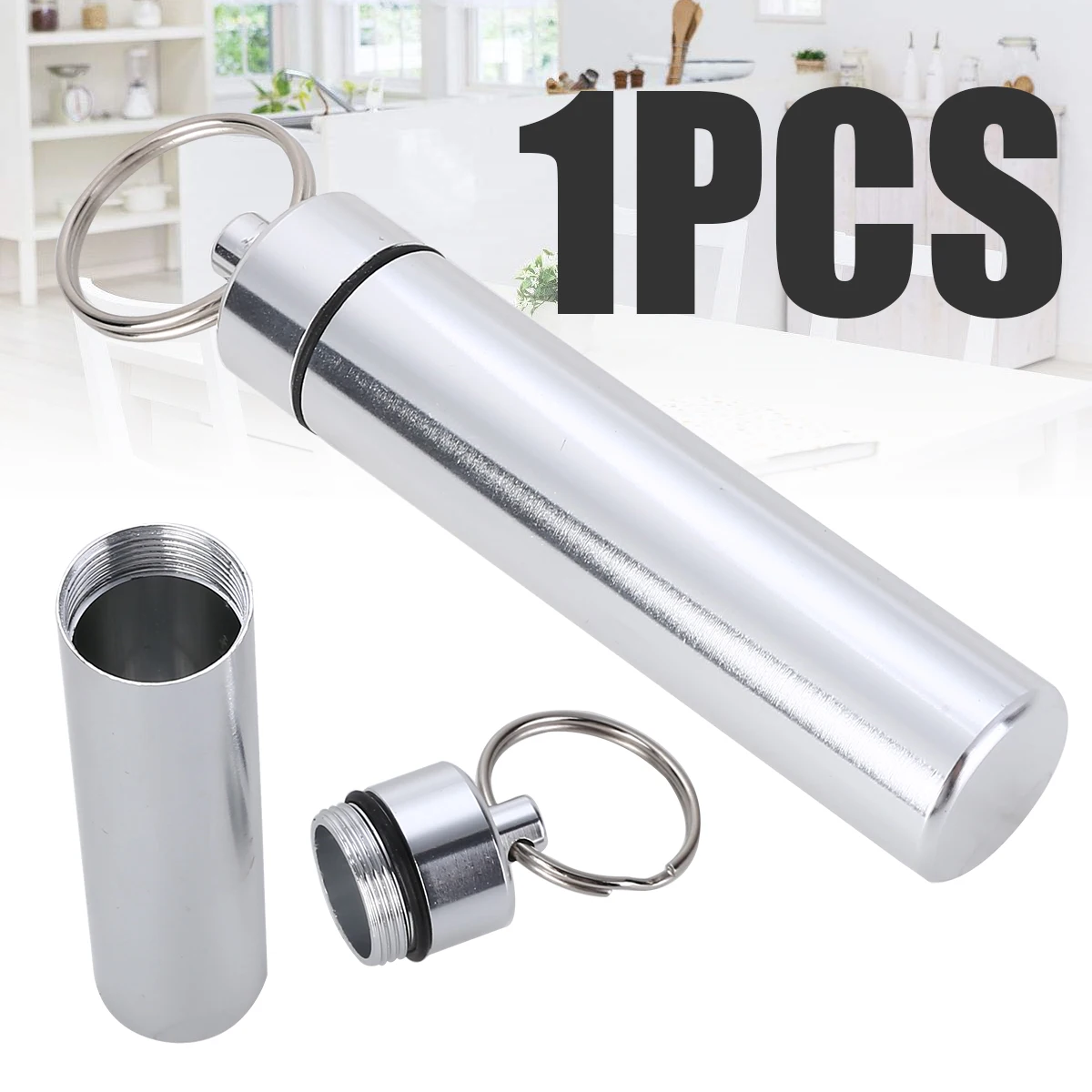 Large Cases For Outdoor Travel Delicate Aluminum Alloy Waterproof Box Drug Cartridge Keychain Home 87MM*19MM
Large Cases For Outdoor Travel Delicate Aluminum Alloy Waterproof Box Drug Cartridge Keychain Home 87MM*19MM