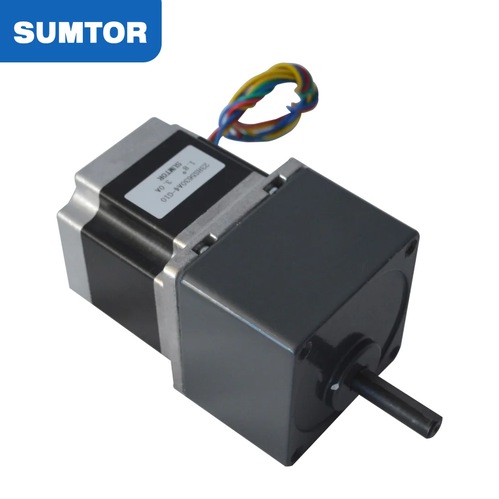 Gearbox Stepper Nema 23 10:1 Ratio with 56mm Motor Body Length 1.1N.m Holding Torque
Gearbox Stepper Nema 23 10:1 Ratio with 56mm Motor Body Length 1.1N.m Holding Torque