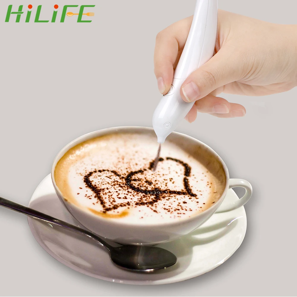 Ручка HILIFE для вырезания кофе, ручка для украшения капучино, электрическая ручка для латте, художественный шаблон для бариста, трафареты для ...
Ручка HILIFE для вырезания кофе, ручка для украшения капучино, электрическая ручка для латте, художественный шаблон для бариста, трафареты для ...