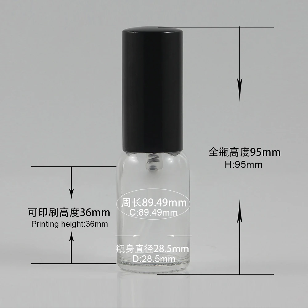 Glass recycled cosmetic packaging perfume round bottle 15ml with black aluminium pump
Glass recycled cosmetic packaging perfume round bottle 15ml with black aluminium pump