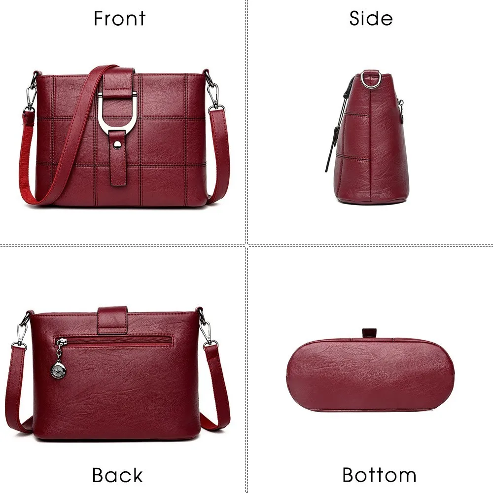 TTOU Luxury Women Messenger Bags Designer Woman Bag Brand Pu Leather Shoulder Tote Sac A Main | Багаж и сумки