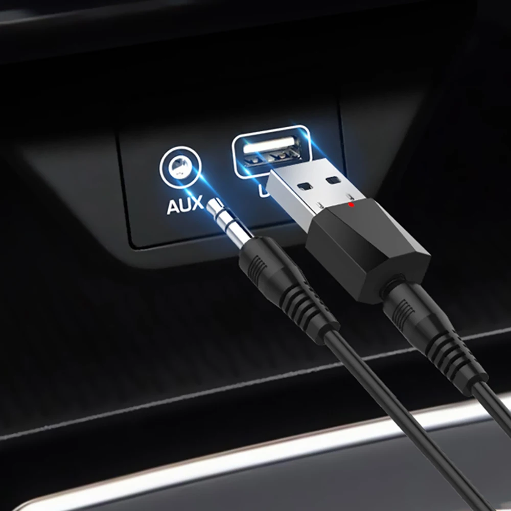 Автомобильный Bluetooth-приемник мини-USB разъем 3 5 мм AUX аудио MP3 музыкальный ключ