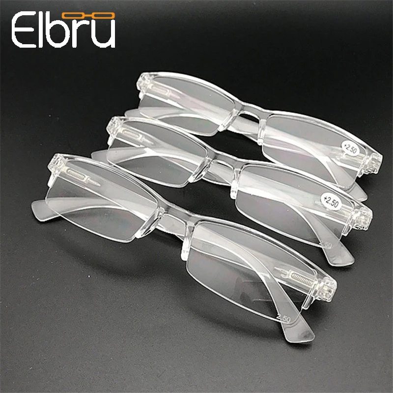 Elbru Magnifying Transparent Reading Glasses Men Women Glasses Presbyopia Eyeglasses Presbyopic Retro Glasses 1.0 1.5 2.0 2.5
Elbru Magnifying Transparent Reading Glasses Men Women Glasses Presbyopia Eyeglasses Presbyopic Retro Glasses 1.0 1.5 2.0 2.5