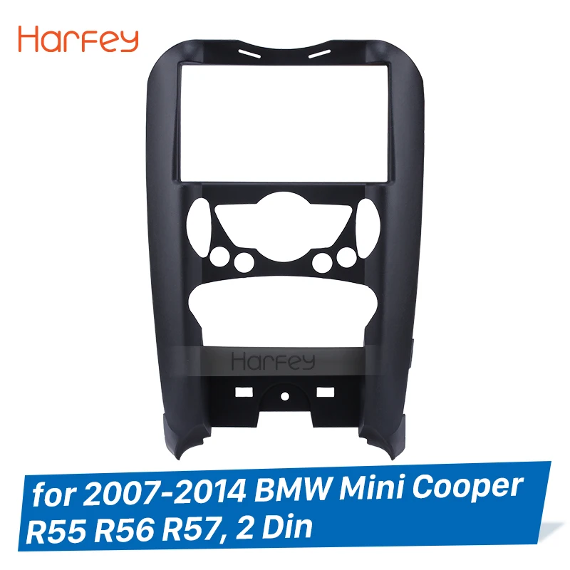 Комплект рамок Harfey для 2007-2014 BMW Mini Cooper R55 R56 R57, автомобильное радио, Fascia, стерео интерфейс, DVD-плеер, отделка, установка панели
Комплект рамок Harfey для 2007-2014 BMW Mini Cooper R55 R56 R57, автомобильное радио, Fascia, стерео интерфейс, DVD-плеер, отделка, установка панели