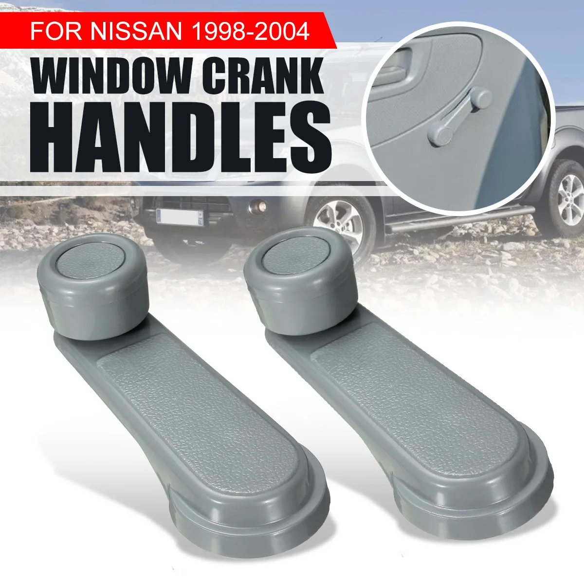 2PCS For Nissan-Pathfinder Sentra Frontier Xterra Hardbody Truck 1998 1999 2000 2001-2004 Auto Car Window Crank Handle Lever
2PCS For Nissan-Pathfinder Sentra Frontier Xterra Hardbody Truck 1998 1999 2000 2001-2004 Auto Car Window Crank Handle Lever
