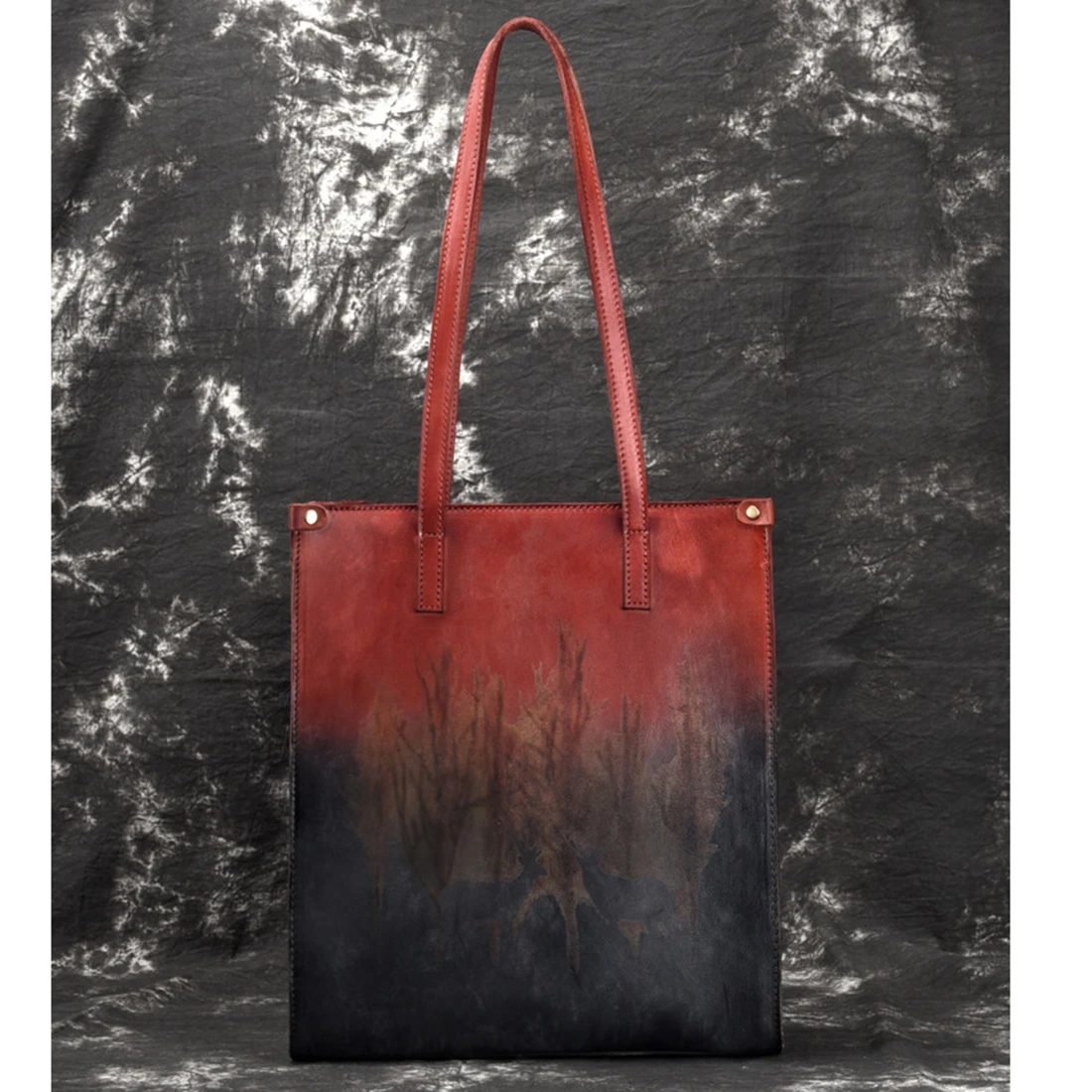 High Quality Genuine Leather Handbag Ladies Shopping Bags Deer/Floral Pattern Large Capacity Retro Natural Skin Women Tote Bag
High Quality Genuine Leather Handbag Ladies Shopping Bags Deer/Floral Pattern Large Capacity Retro Natural Skin Women Tote Bag