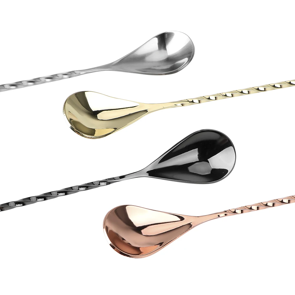 HILIFE Stir Spoon Stainless Steel Mixing Cocktail Spoon Spiral Pattern Bartender Tools Bar Teadrop Spoon 30/40cm Bar Tool
HILIFE Stir Spoon Stainless Steel Mixing Cocktail Spoon Spiral Pattern Bartender Tools Bar Teadrop Spoon 30/40cm Bar Tool