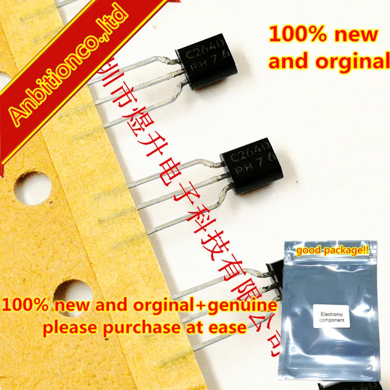 10pcs 100% new original BC264D C264D N-CHANNEL SILICON FIELD-EFFECT TRANSISTORS TO-92 in stock
10pcs 100% new original BC264D C264D N-CHANNEL SILICON FIELD-EFFECT TRANSISTORS TO-92 in stock