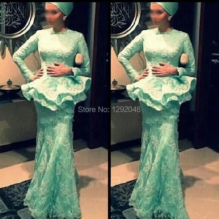 YNQNFS YED81 With Hijab Muslim Gown Formal Dress Long Sleeve Lace Bridesmaid Dresses Abendkleider Dubai Aqua Green 2018 2019
YNQNFS YED81 With Hijab Muslim Gown Formal Dress Long Sleeve Lace Bridesmaid Dresses Abendkleider Dubai Aqua Green 2018 2019