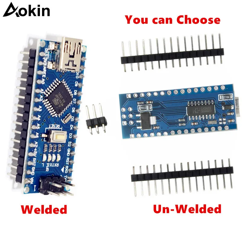 Nano Mini USB With the bootloader compatible Nano 3.0 controller for arduino CH340 USB driver 16Mhz Nano v3.0 ATMEGA328P
Nano Mini USB With the bootloader compatible Nano 3.0 controller for arduino CH340 USB driver 16Mhz Nano v3.0 ATMEGA328P
