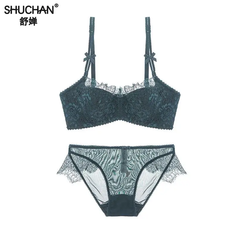 SHUCHAN Free Shipping Fashion Underwear Female Sexy Lace Adjustable Bra Set Thin Push Up Bra Set 1/2 Cup 28862
SHUCHAN Free Shipping Fashion Underwear Female Sexy Lace Adjustable Bra Set Thin Push Up Bra Set 1/2 Cup 28862