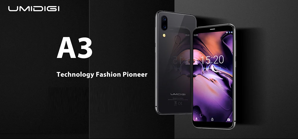 UMIDIGI A3 4G Phablet 5 дюймов MTK6739 четырехъядерный 2 Гб ram 16 rom|Смартфоны| |