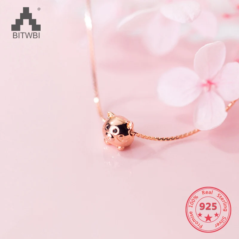 925 Silver Necklace Female Korean Small Fresh Mini Pig Pendant Temperament Cute Small Animal Pendants Necklace Female 2-9 Pieces
925 Silver Necklace Female Korean Small Fresh Mini Pig Pendant Temperament Cute Small Animal Pendants Necklace Female 2-9 Pieces