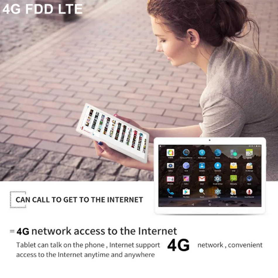KUHENGAO Tablets pc 10 Inch WiFi Bluetooth dual SIM 4G LTE octa core Dual Camera 32/64GB Android 7.0 call mobile tablet pc
KUHENGAO Tablets pc 10 Inch WiFi Bluetooth dual SIM 4G LTE octa core Dual Camera 32/64GB Android 7.0 call mobile tablet pc