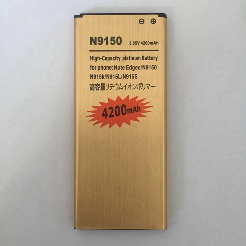 for galaxy note Edge battery EB-BN915BBC Internal Replacement Batteries Bateria for Samsung Galaxy Note Edge N9150 N915K
for galaxy note Edge battery EB-BN915BBC Internal Replacement Batteries Bateria for Samsung Galaxy Note Edge N9150 N915K