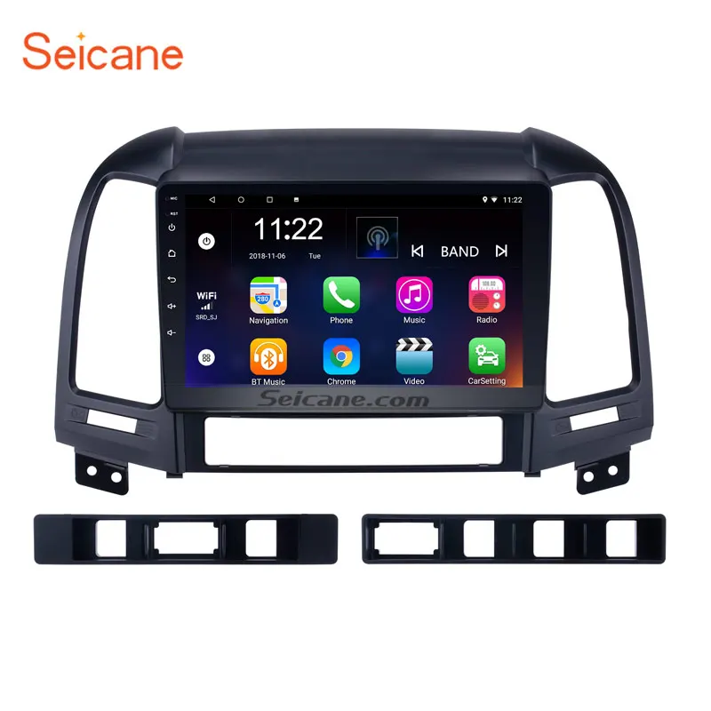 Seicane автомобильный Navi 2Din Android9.0 HD 9 "gps Авторадио сенсорный экран WiFi головное