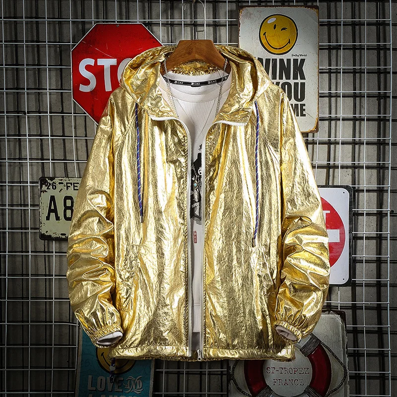 Spring And Autumn Summer Youth Korean Hip Hop Loose Glossy Men's Thin Hooded Jacket Couple Print Sun Protection Men Streetwear
Spring And Autumn Summer Youth Korean Hip Hop Loose Glossy Men's Thin Hooded Jacket Couple Print Sun Protection Men Streetwear
