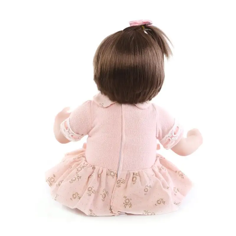 43cm Silicone reborn dolls Baby Appease Lifelike Realista Fashion Dolls play house toy for Children's Birthday Gift
43cm Silicone reborn dolls Baby Appease Lifelike Realista Fashion Dolls play house toy for Children's Birthday Gift