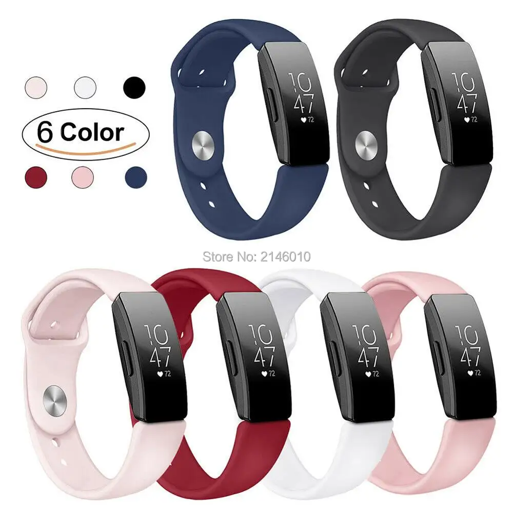 Сменный силиконовый ремешок для часов браслет умных Fitbit Inspire HR | Наручные часы