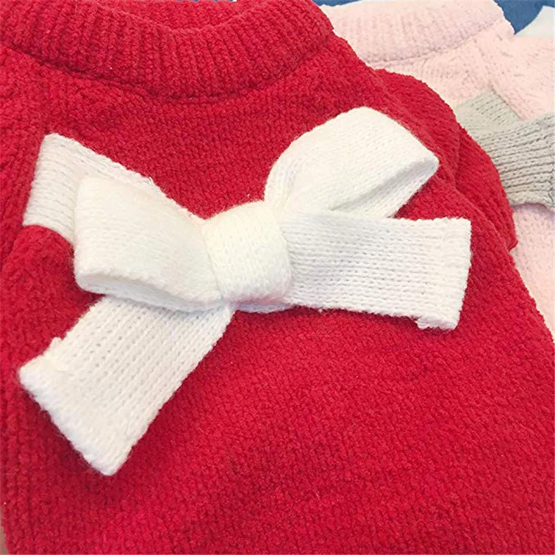 Новинка 2019 модные милые свитера для домашних питомцев зимняя теплая одежда щенка