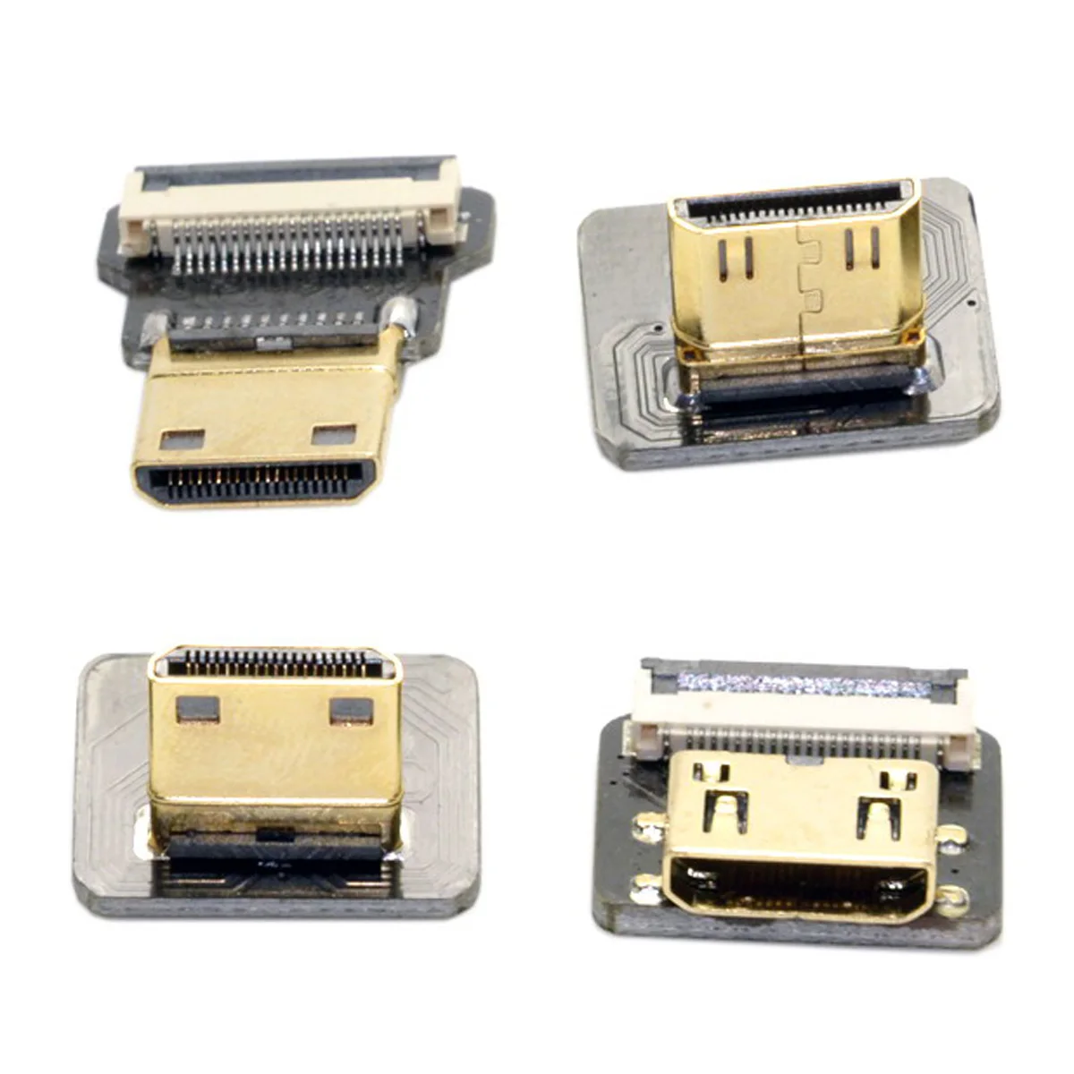 Chenyang CYFPV Mini HDMI-compatible Type C Male Connector / Standard HDMI-compatible for FPV HDTV Aerial Up angled 90 Degree
Chenyang CYFPV Mini HDMI-compatible Type C Male Connector / Standard HDMI-compatible for FPV HDTV Aerial Up angled 90 Degree