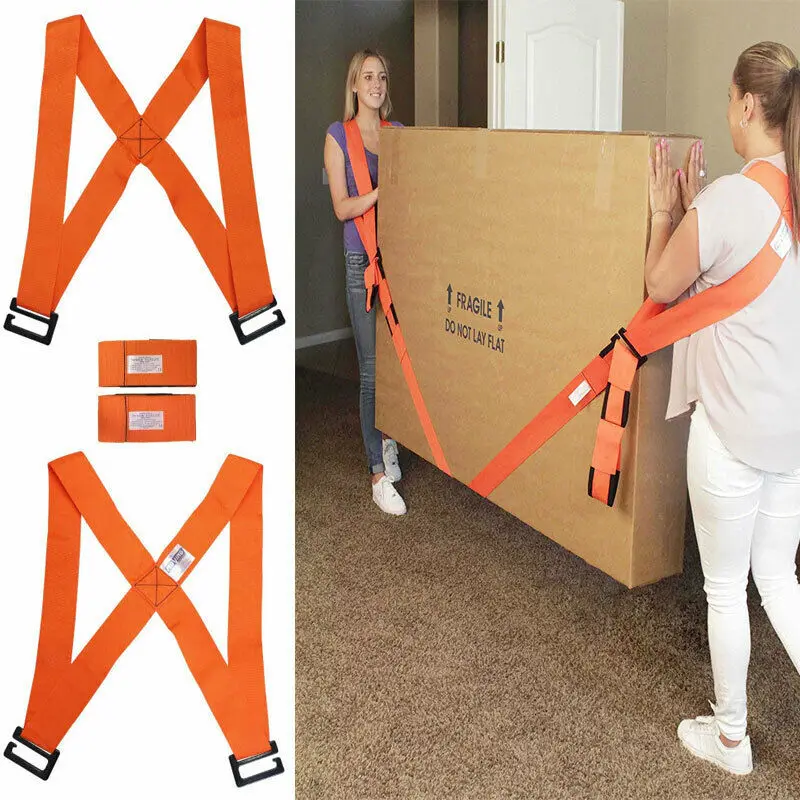 Lifting Shoulder Straps Elastic Bands Moving Lift Aid Tool Heavy Furniture Appliances Dolly Labor saving Great Helper Newly | Дом и сад