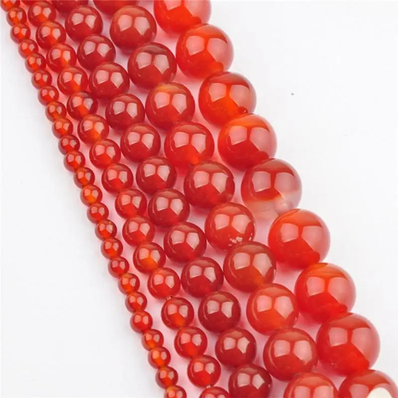 Fashion Red Natural Loose Beads For Necklace Bracelet 4 6 8 10 12mm New Round DIY Jewelry Making Wholesale
Fashion Red Natural Loose Beads For Necklace Bracelet 4 6 8 10 12mm New Round DIY Jewelry Making Wholesale