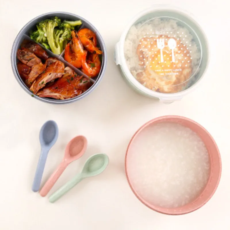 Creative Wheat Straw Food Container Cartoon Lunch Box For Kids Bento Box Mini Picnic Lunchbox Kitchen Fresh-keeping Container
Creative Wheat Straw Food Container Cartoon Lunch Box For Kids Bento Box Mini Picnic Lunchbox Kitchen Fresh-keeping Container