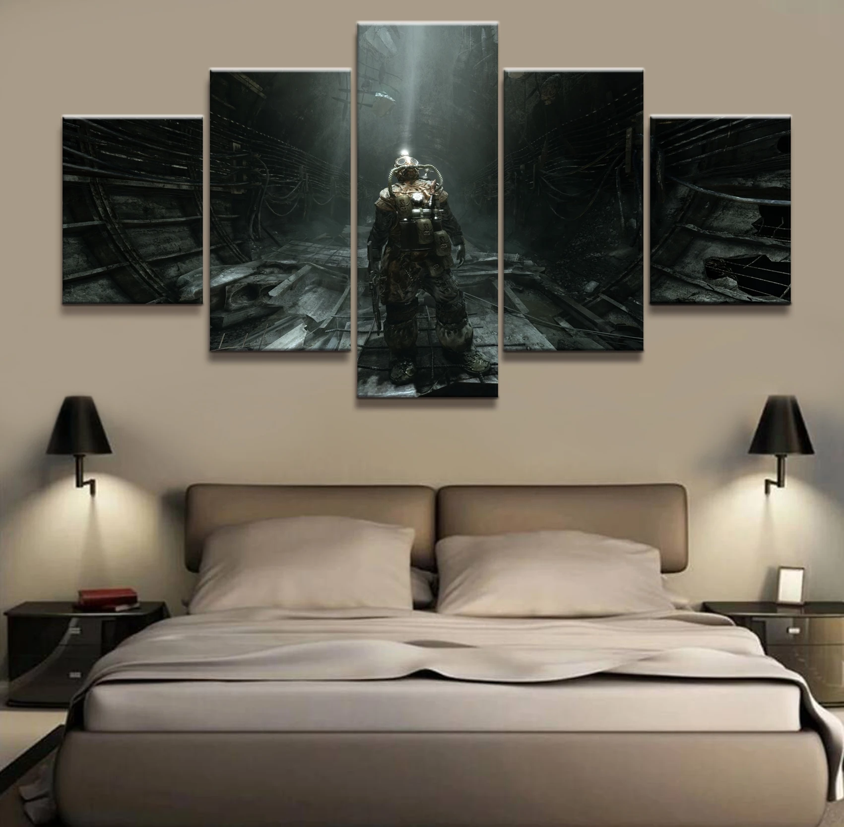 Home Decor Poster HD Pictures Prints Canvas 5 Piece Modular metro exodus Game Living Room Art Decorative Painting Framed
Home Decor Poster HD Pictures Prints Canvas 5 Piece Modular metro exodus Game Living Room Art Decorative Painting Framed