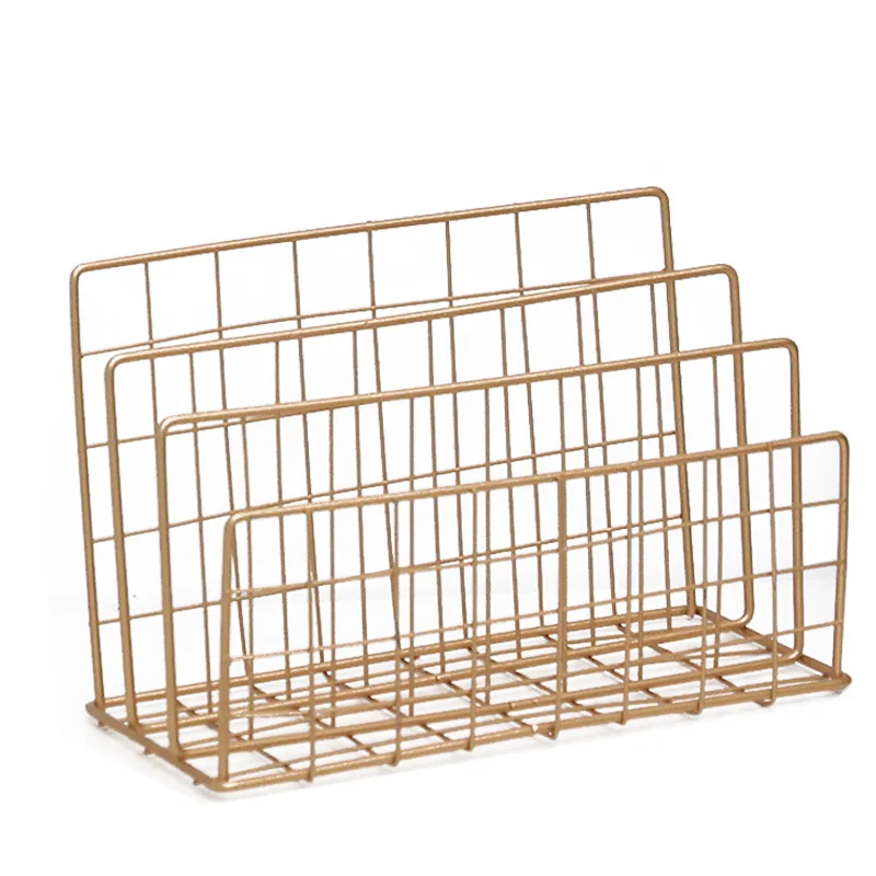 Zakka Retro Wrought Iron Desktop Storage Rack Magazine Newspaper Rack Ornaments Creative Office Document Book Rack Housekeeper
Zakka Retro Wrought Iron Desktop Storage Rack Magazine Newspaper Rack Ornaments Creative Office Document Book Rack Housekeeper
