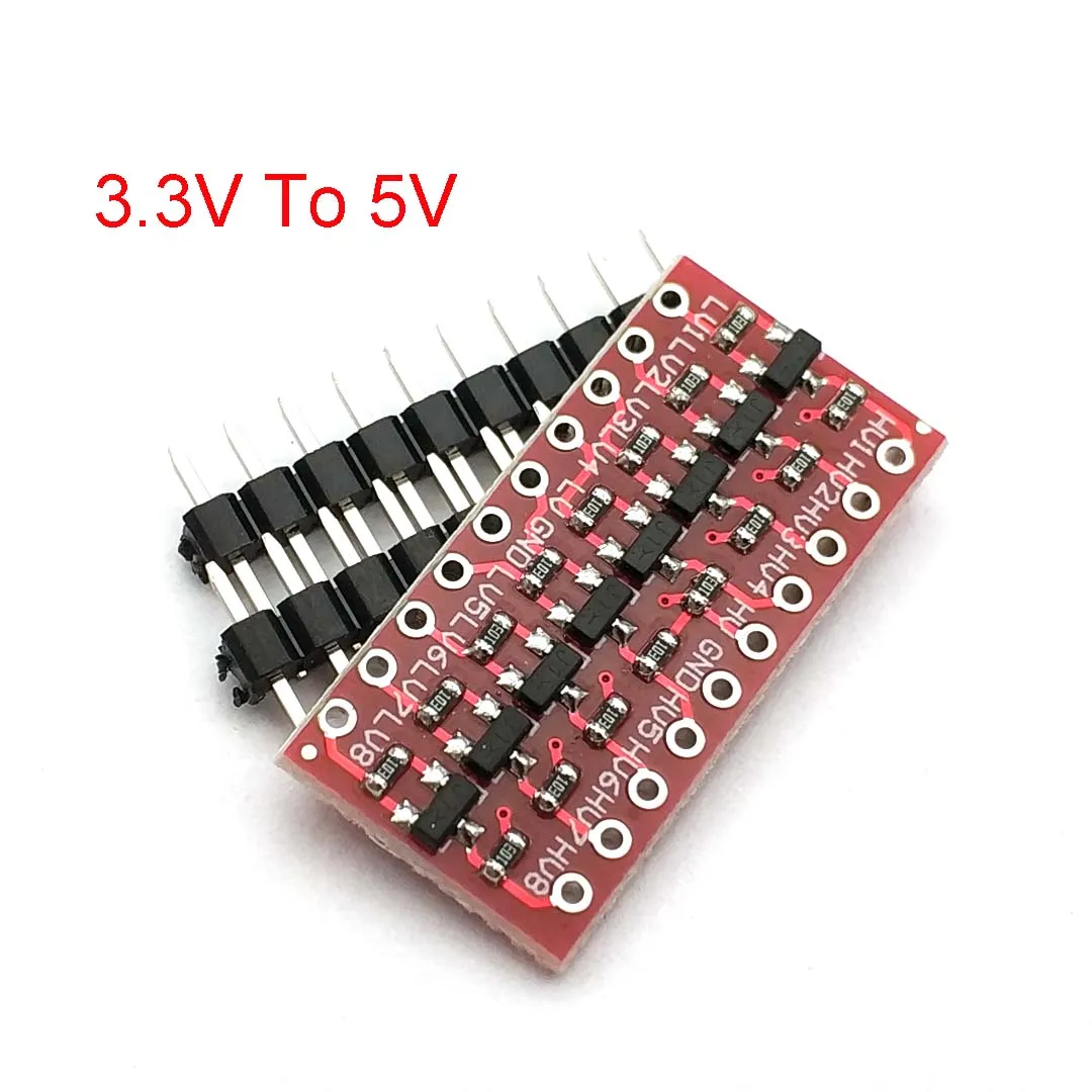 8-канальный модуль преобразователя логического уровня I2C IIC, двунаправленный модуль для Uno Step Up 3,3 В до 5 В
8-канальный модуль преобразователя логического уровня I2C IIC, двунаправленный модуль для Uno Step Up 3,3 В до 5 В