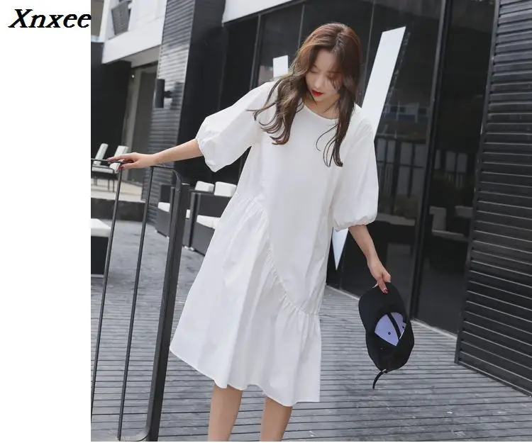Xnxee Women Shirt Dress Cotton Dress Loose Irregular Black White Long Dress Plus Size Womens Casual Wear Boho Vintage New
Xnxee Women Shirt Dress Cotton Dress Loose Irregular Black White Long Dress Plus Size Womens Casual Wear Boho Vintage New