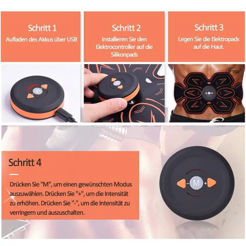 Unisex Electric Muscle Massager Smart Fitness Abdominal Training Weight Loss Stickers USB Rechargeable Muscle Fitness Machine
Unisex Electric Muscle Massager Smart Fitness Abdominal Training Weight Loss Stickers USB Rechargeable Muscle Fitness Machine