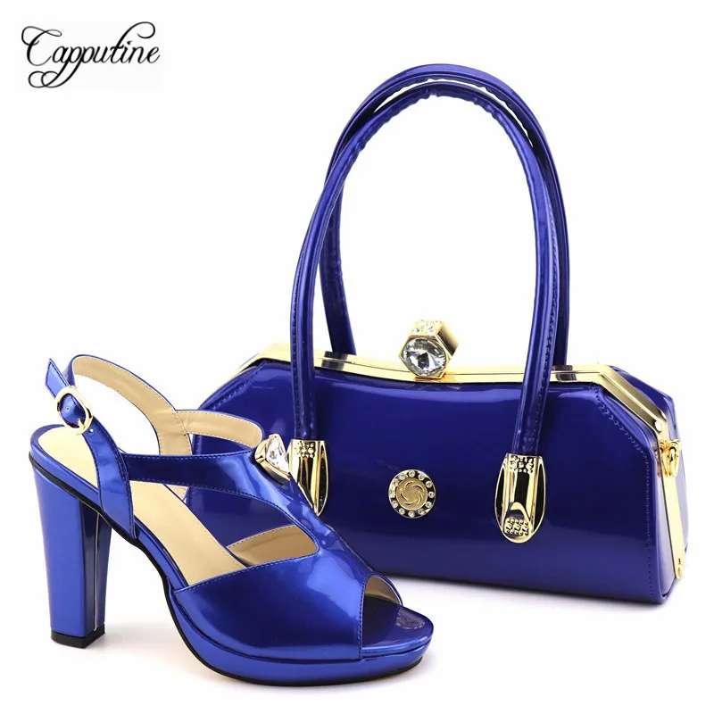Capputine Nigerian Fashion Classics Beige Color Shoes And Bag Set African Style High Heels Shoes And Handbag For Party On Stock
Capputine Nigerian Fashion Classics Beige Color Shoes And Bag Set African Style High Heels Shoes And Handbag For Party On Stock