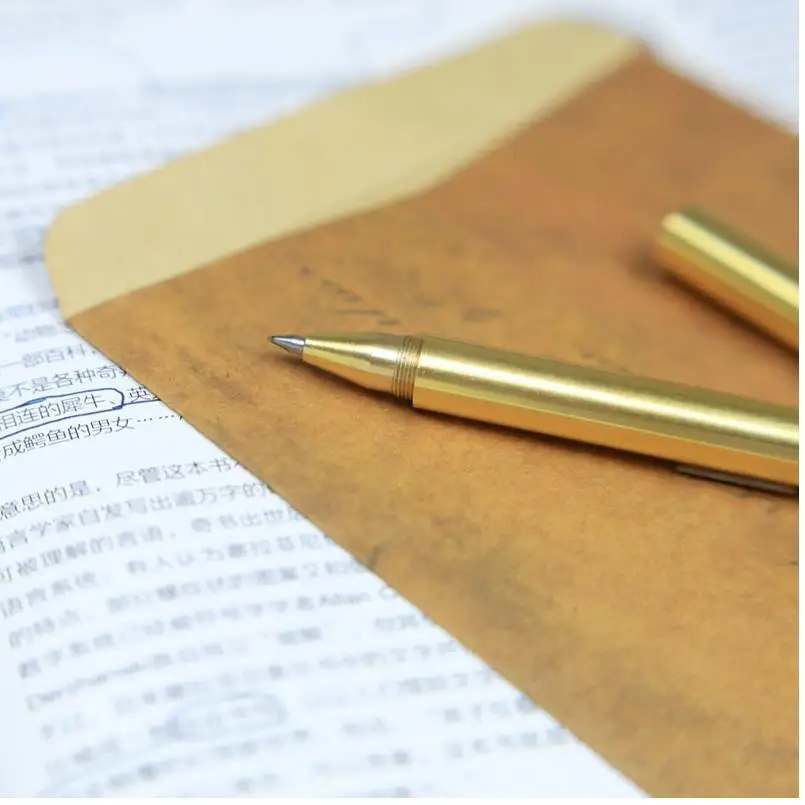 Fashion full metal handmade Canetas brass gel pen school supplies stationery Copper Creative Student Gifts 03639
Fashion full metal handmade Canetas brass gel pen school supplies stationery Copper Creative Student Gifts 03639