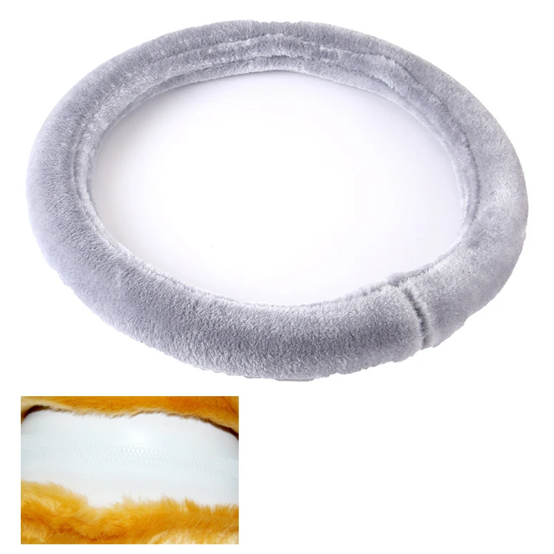 38cm Car Steering Wheel Cover Winter Plush Handle Car Short Velvet Inner Ring Universal Warm Fashion
38cm Car Steering Wheel Cover Winter Plush Handle Car Short Velvet Inner Ring Universal Warm Fashion