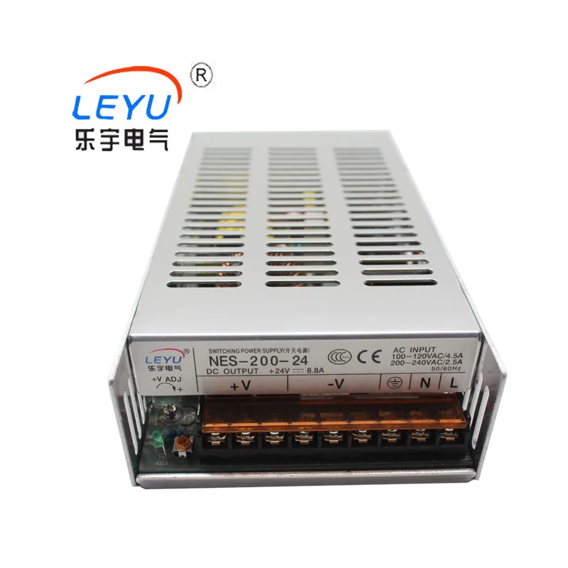 Hot sell AC DC approved CE ROHS single output NES-200-24V LED lamp switching power supply
Hot sell AC DC approved CE ROHS single output NES-200-24V LED lamp switching power supply