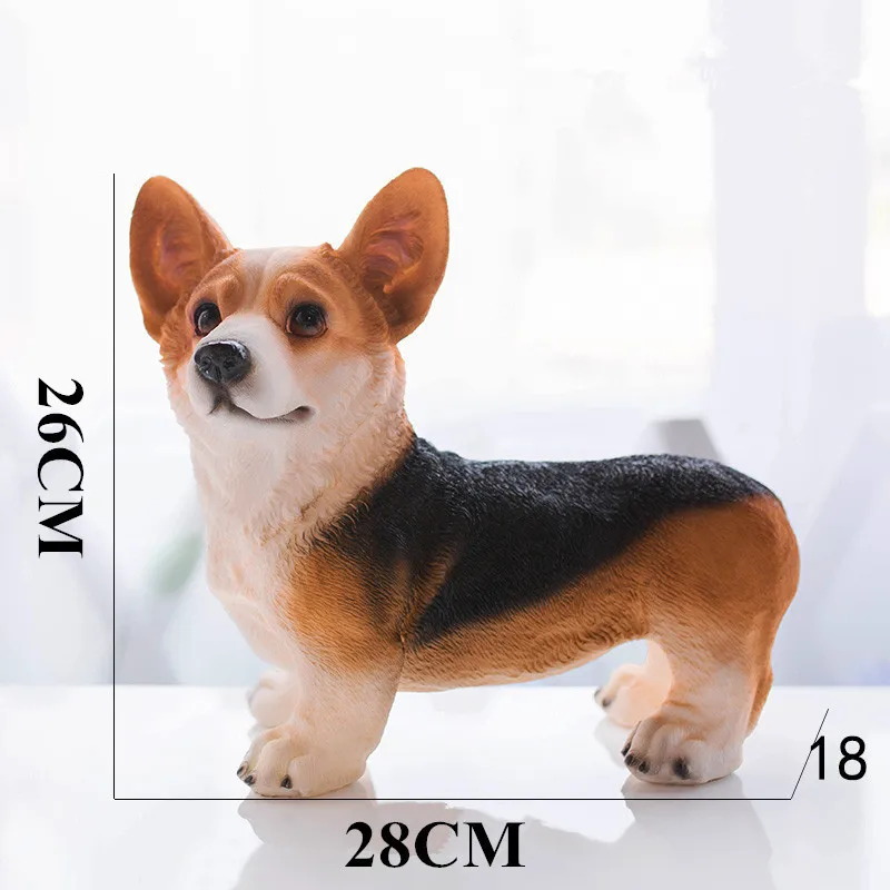 Modern Home Decoration Dog Lucky Animal Welsh Corgi Resin Crafts Wedding Decoration Ornaments Accessory Corgi Dog Resin Figurine
Modern Home Decoration Dog Lucky Animal Welsh Corgi Resin Crafts Wedding Decoration Ornaments Accessory Corgi Dog Resin Figurine