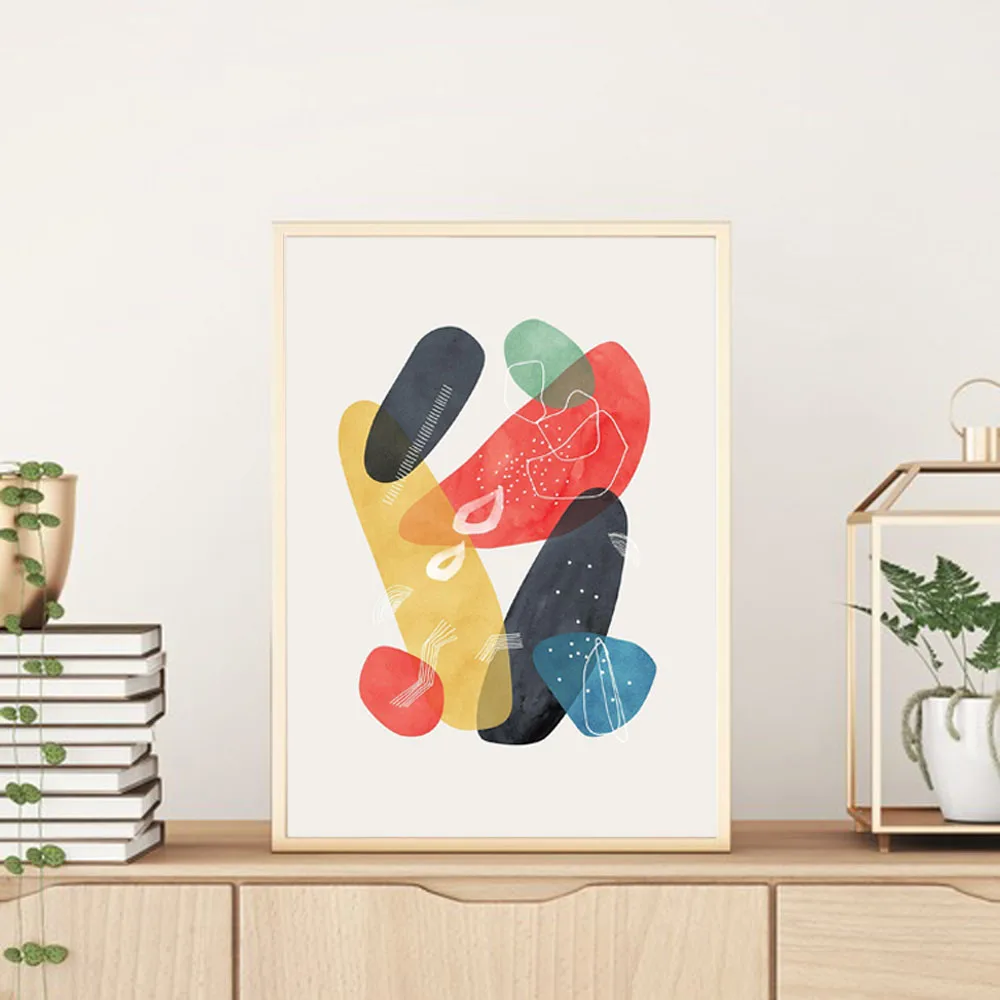 Simple Abstract Canvas Painting Colorful Geometric Shape Poster and Prints Waterproof Ink Friendly No Framed
Simple Abstract Canvas Painting Colorful Geometric Shape Poster and Prints Waterproof Ink Friendly No Framed
