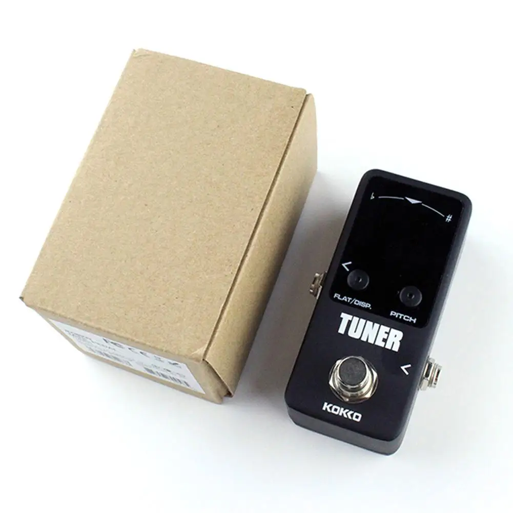 KOKKO Electric Guitar Tuner Effects Mini Pedal Guitarra tuning for Guitar Bass Violin Ukelele Effect Device Accessories FTN-2
KOKKO Electric Guitar Tuner Effects Mini Pedal Guitarra tuning for Guitar Bass Violin Ukelele Effect Device Accessories FTN-2