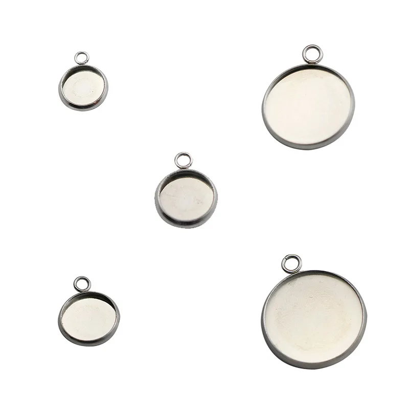 Beadsnice Wholesale Stainless Steel Handmade Pendant Blanks Glue Bail Base Round Cabochon Accessories Setting Personalize Tray
Beadsnice Wholesale Stainless Steel Handmade Pendant Blanks Glue Bail Base Round Cabochon Accessories Setting Personalize Tray