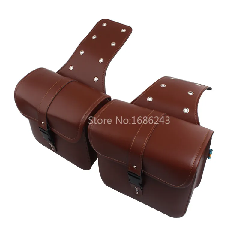 Motorcycle Brown PU Leather Side Tool Bag Luggage Saddlebag Storage L&R High Quality
Motorcycle Brown PU Leather Side Tool Bag Luggage Saddlebag Storage L&R High Quality