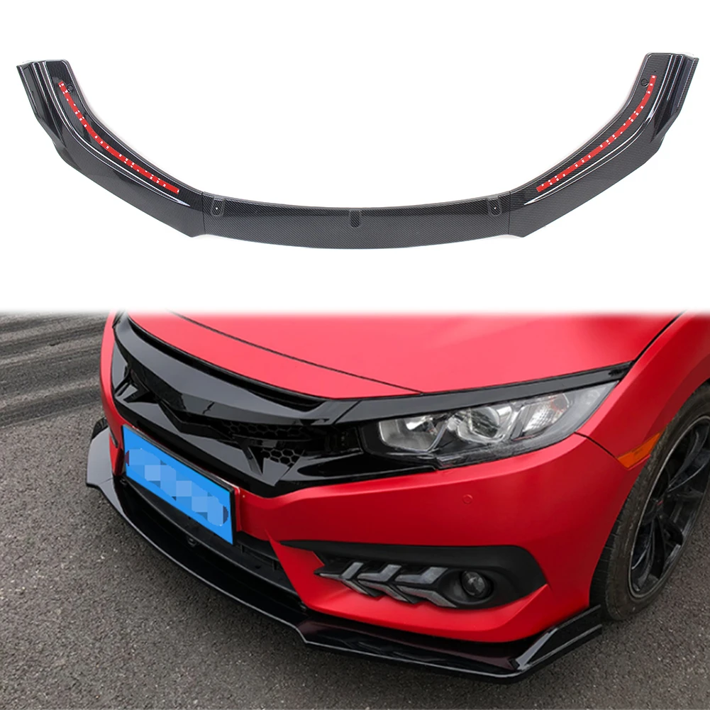 For Civic 2018 Front Bumper Lip Guard Protecter Spoiler For Honda Civic 2016 2017 18 Carbon Fiber Styling ABS Plastic 3PCS
For Civic 2018 Front Bumper Lip Guard Protecter Spoiler For Honda Civic 2016 2017 18 Carbon Fiber Styling ABS Plastic 3PCS