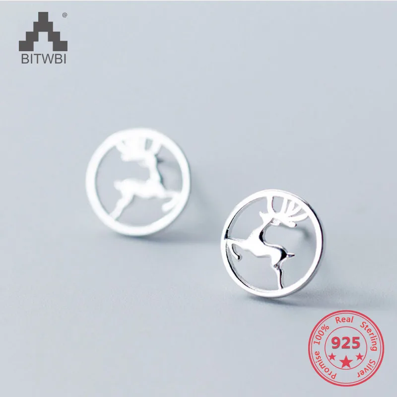 New Design S925 Sterling Silver Fashion Simple Cute Sweet Colorful Hollow Deer Elk Animal Earrings Female Jewelry
New Design S925 Sterling Silver Fashion Simple Cute Sweet Colorful Hollow Deer Elk Animal Earrings Female Jewelry