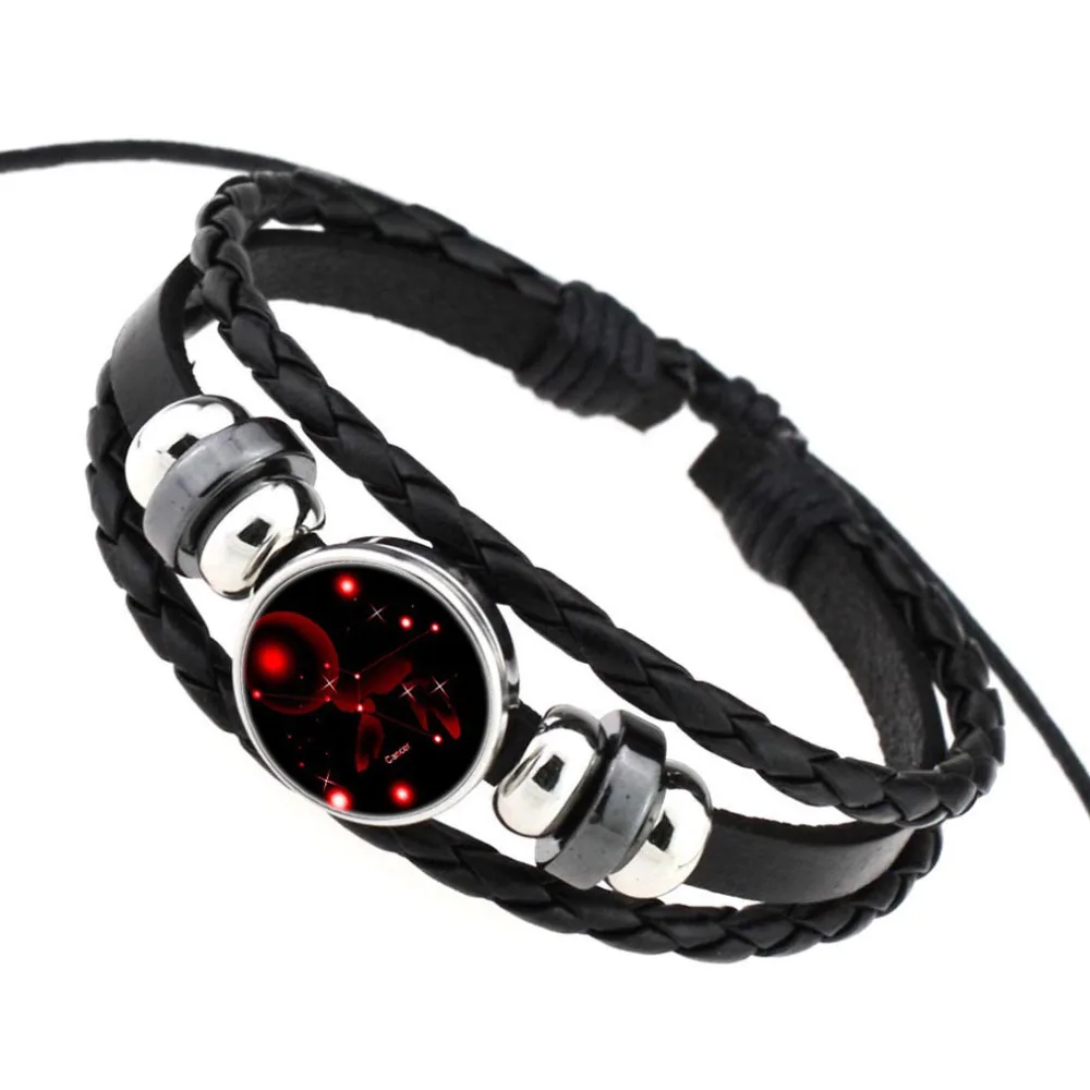12 Constellation Bracelet Adjustable 18/20mm Metal Snap Button Pu Leather Bracelet Watches Women Men's Arm Cuff Bangle
12 Constellation Bracelet Adjustable 18/20mm Metal Snap Button Pu Leather Bracelet Watches Women Men's Arm Cuff Bangle