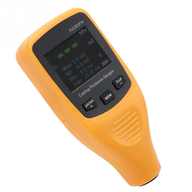 RZ260FN Paint Thickness Tester Mini Painting Coating Thickness Gauge Testing Tool for Car Body Width Measuring Instrument
RZ260FN Paint Thickness Tester Mini Painting Coating Thickness Gauge Testing Tool for Car Body Width Measuring Instrument