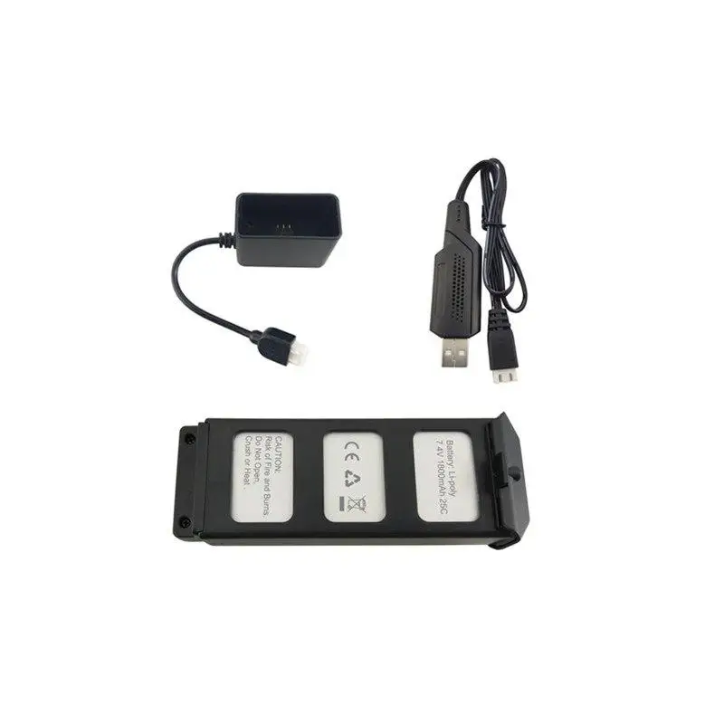 Фото Литиевая батарея LeadingStar 7 4 В 1800 мА/ч с usb кабелем для зарядки MJX B5W Bugs 5 Вт F20
