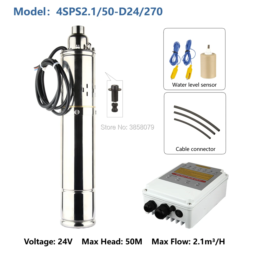 24v dc solar water pump price bomba solar pump submersible water pump for deep well 4SPS2.1/50-D24/270
24v dc solar water pump price bomba solar pump submersible water pump for deep well 4SPS2.1/50-D24/270