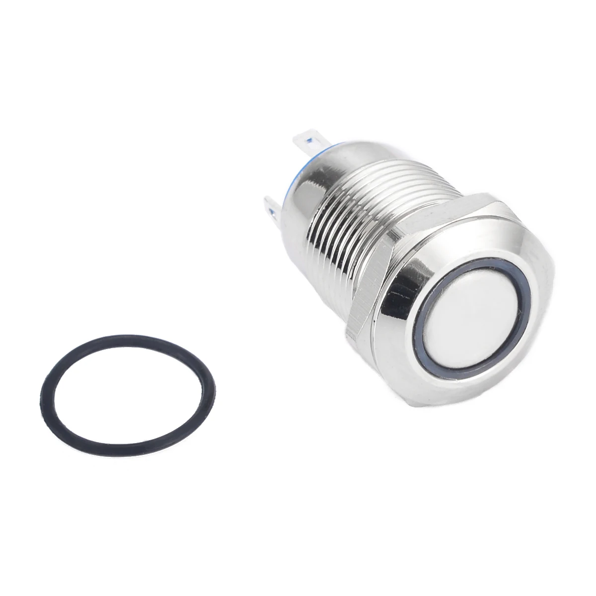 1pc Silver Push Button Switch 4 Pin 12mm Waterproof Mini Led Light Metal Momentary Switches Mayitr Electrical Supplies 12V 
1pc Silver Push Button Switch 4 Pin 12mm Waterproof Mini Led Light Metal Momentary Switches Mayitr Electrical Supplies 12V